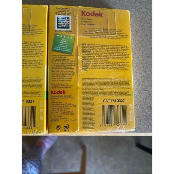 KODAKEAST White 6.5 Mil Glossy 100 Sheets/Pack Photo Paper Size 4 X 6 NEW - Picture 12 of 15